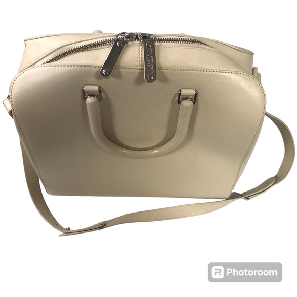 Luxurious Maison Martin Margiela Paris beige leather purse silver accents - Picture 4 of 10